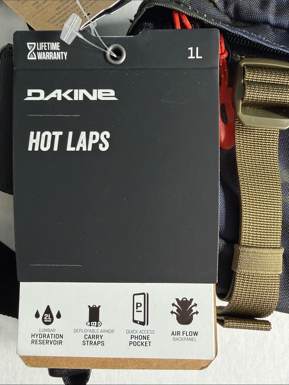 NWT Dakine Hot Laps 1L Camo Belt Bag Hip Pack - Picture 7 of 8